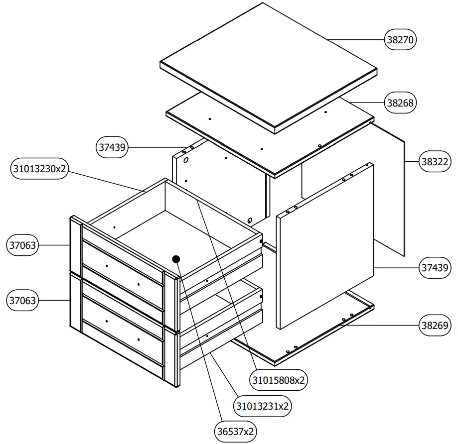 FORMA IDEALE UNI NO2F BEDSIDE TABLE - fig3