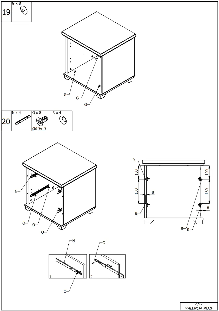FORMA IDEALE UNI NO2F BEDSIDE TABLE - fig8
