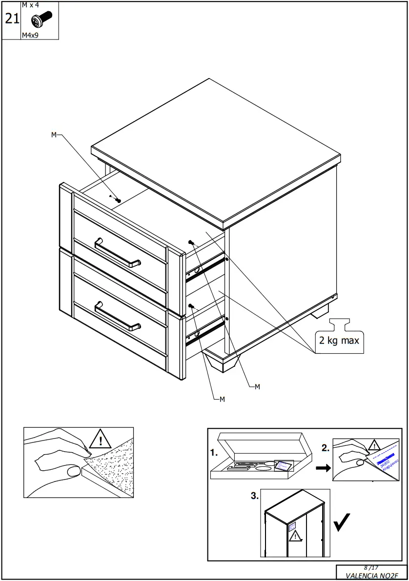 FORMA IDEALE UNI NO2F BEDSIDE TABLE - fig9