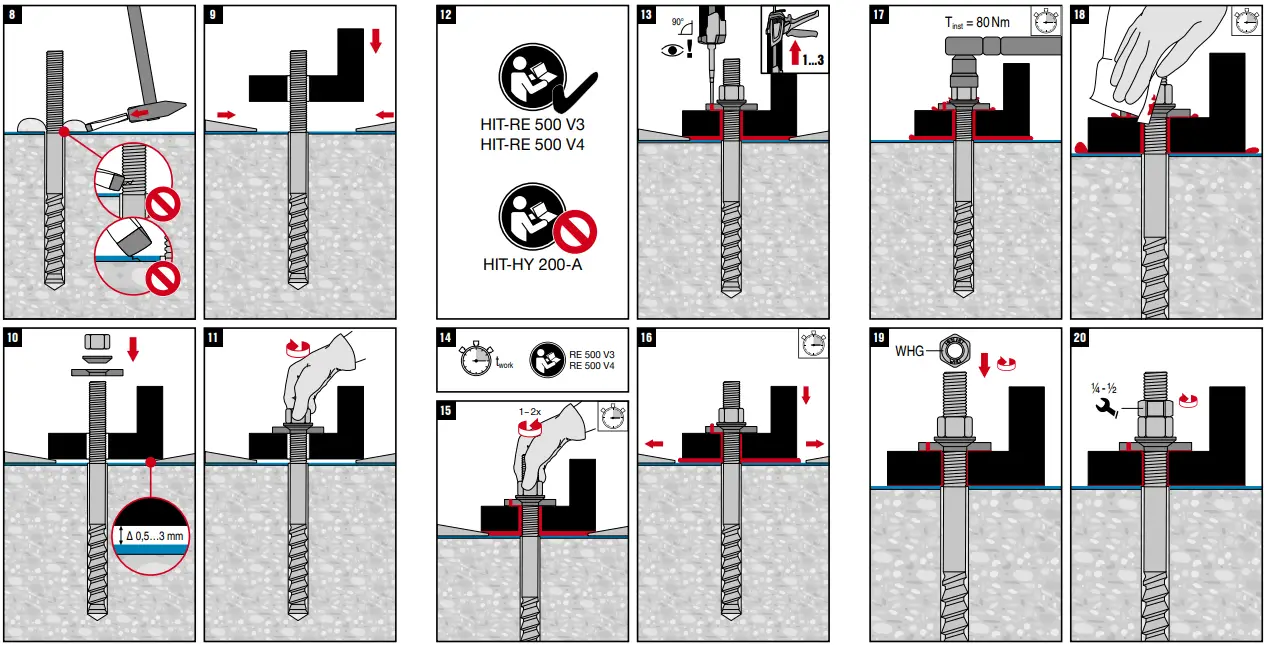 HILTI HIT-Z-D Carbon Steel Zinc Plated Anchor Rod - 2