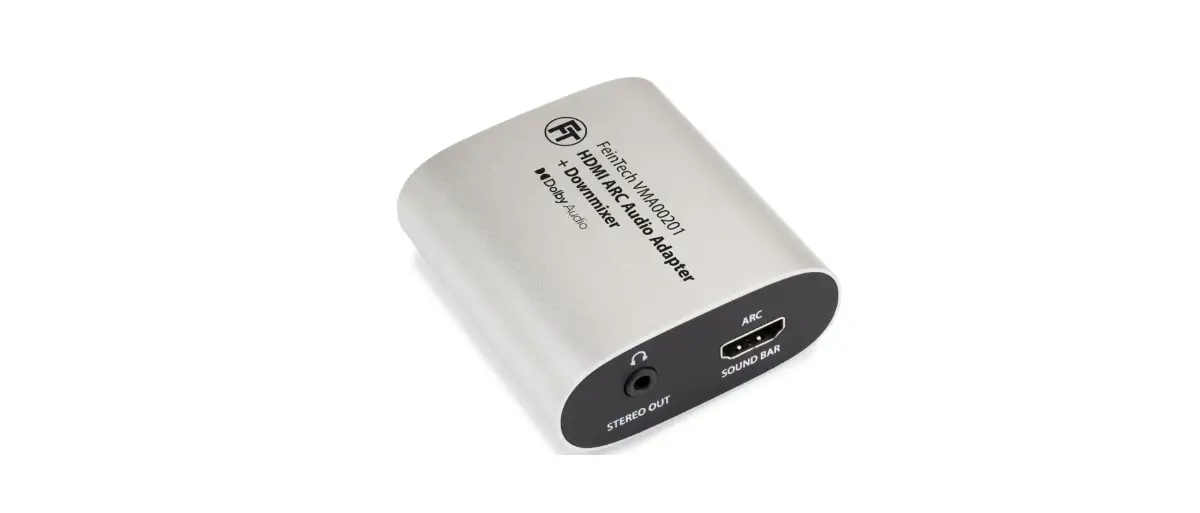 Feintech Vma 00201 Hdmi Arc Adaptor With Downmix For Analog Audio Instruction Manual