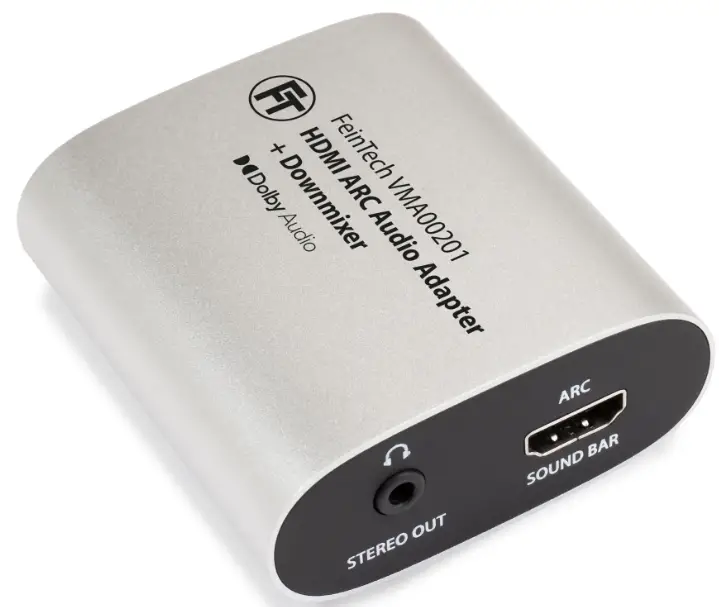 FeinTech VMA 00201 HDMI ARC Adaptor with Downmix for Analog Audio-fig1