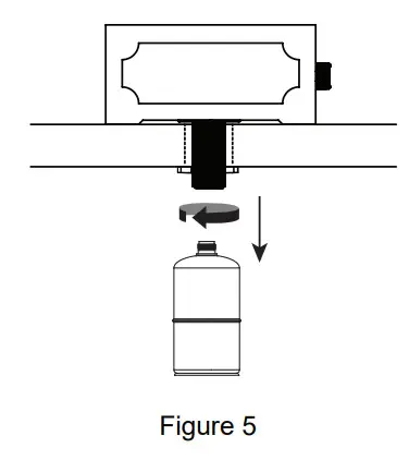 PHI VILLA E02GS033 TerraFab Material Square Propane Grey Tabletop Fire - Figure 7