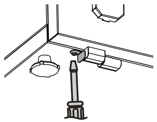 BLAUBERG KOMFORT EC S 160 Air Handling Unit - Remove the hinge stopper