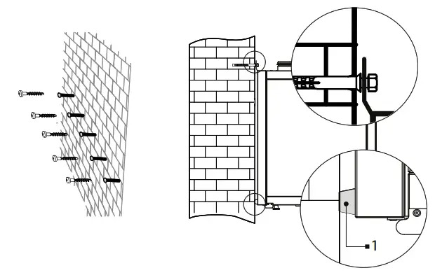 BLAUBERG KOMFORT EC S 160 Air Handling Unit - Unit wall mounting