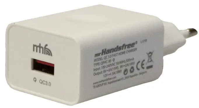 mr Handsfree QFHC-30 Qualcomm Fast Home Charger