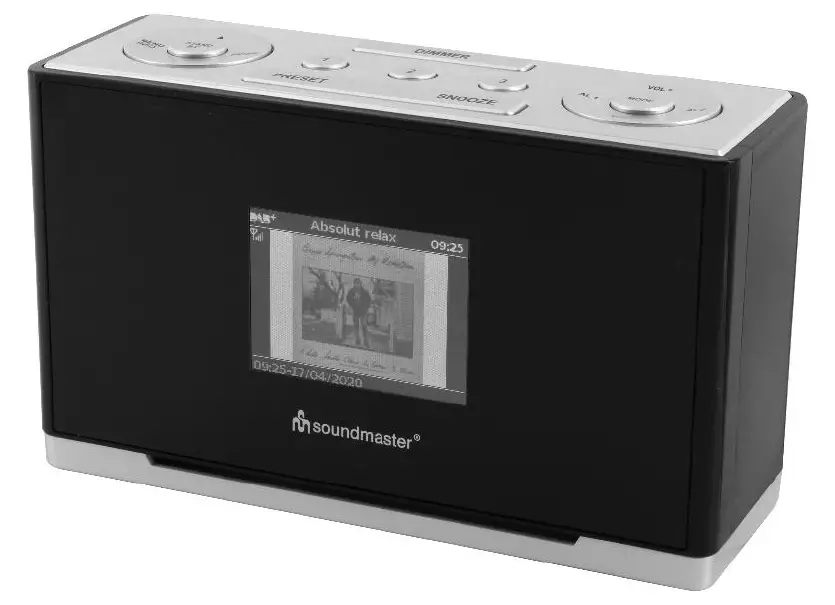 soundmaster UR240 DAB Plus or FM PLL Clock Radio