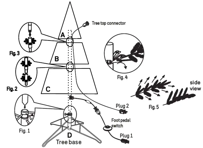 Honeywell W14L0692 6.5ft 400ct Whistler Fir Prelit-3