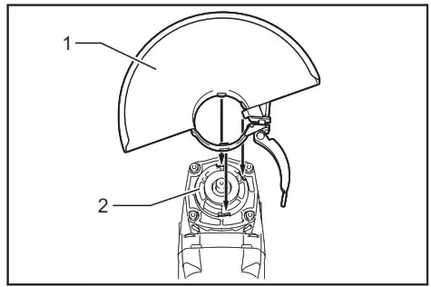 makita GA7070, GA9070 Angle Grinder - 10