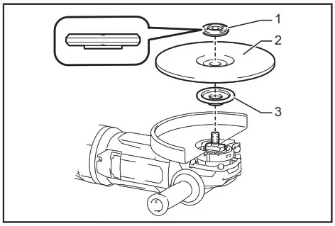 makita GA7070, GA9070 Angle Grinder - 12