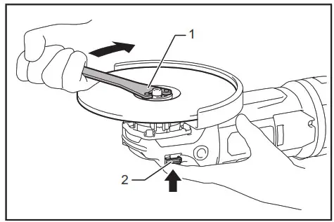 makita GA7070, GA9070 Angle Grinder - 13