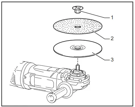 makita GA7070, GA9070 Angle Grinder - 14