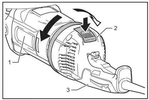 makita GA7070, GA9070 Angle Grinder - 2
