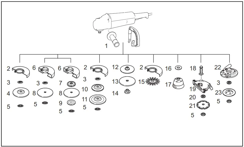 makita GA7070, GA9070 Angle Grinder - 30