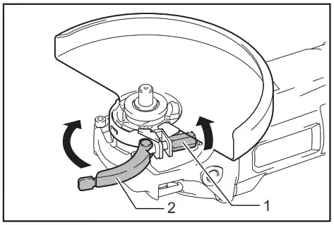 makita GA7070, GA9070 Angle Grinder - 9