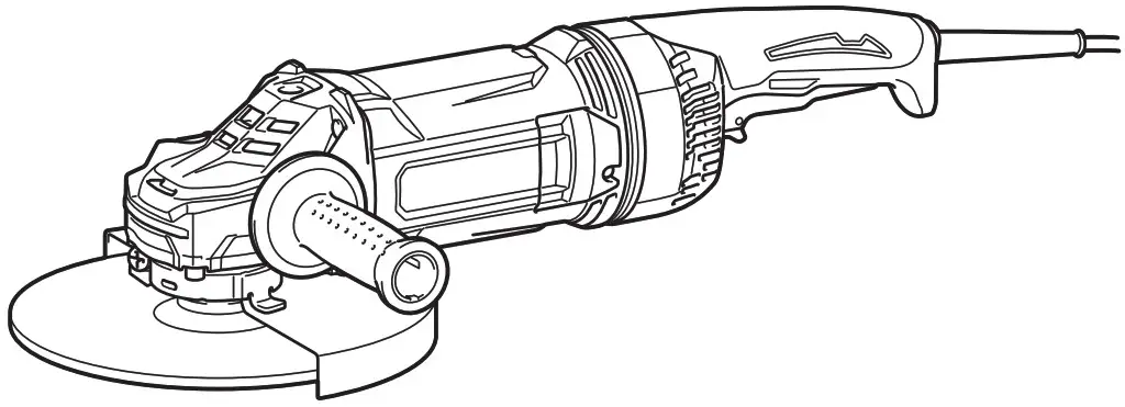 makita GA7070, GA9070 Angle Grinder