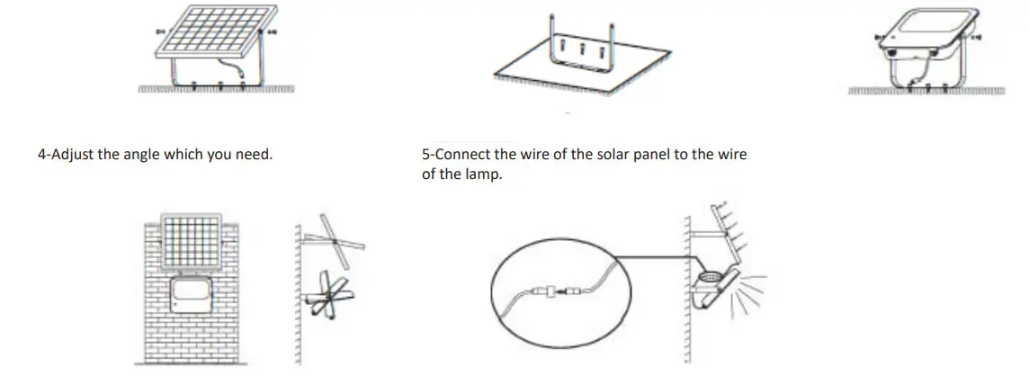 BORMANN PRO BLF2150 50W Waterproof Solar Floodlight - Figure 2