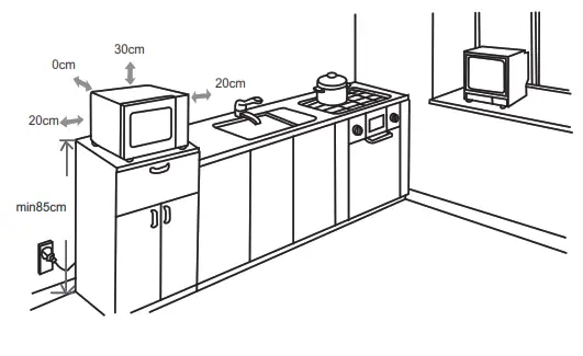 DOMO DO2924 Microwave Oven - damage