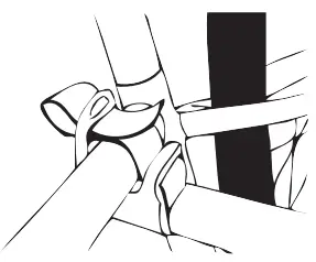 SECURING BIKES TO RACK