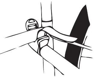 SECURING BIKES TO RACK