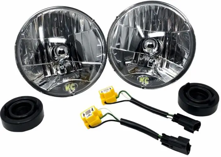KC HiLiTES 42302 2007-2013 JEEP WRANGLER H4 DOT Headlight Conversion Kit