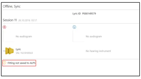 Offline fitting and synchronization