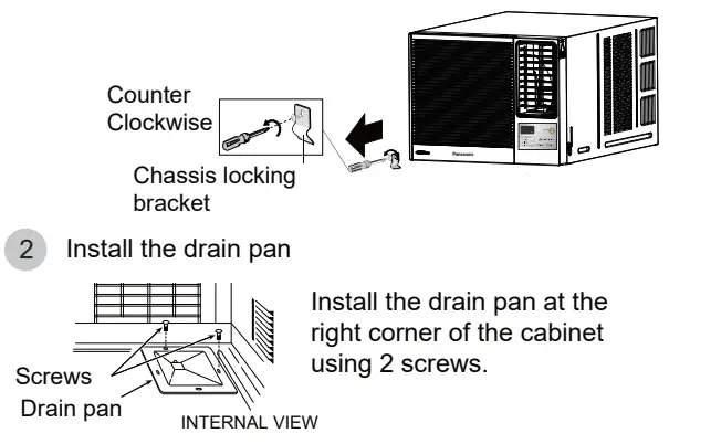 Panasonic CW-HZ70ZA CW-HZ90ZA - cabine 123t