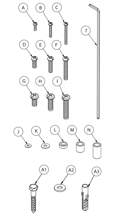 B-TECH BT8200 Ultra Slim Universal Flat Screen Wall Mount - Figure 2
