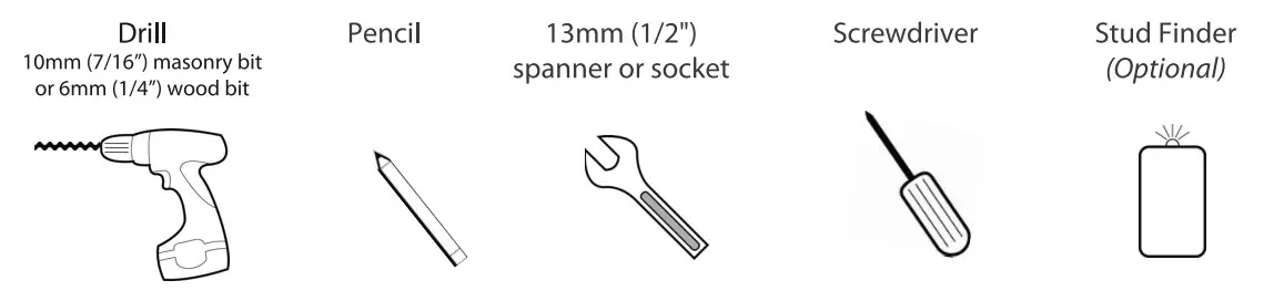 B-TECH BT8200 Ultra Slim Universal Flat Screen Wall Mount - Figure 3