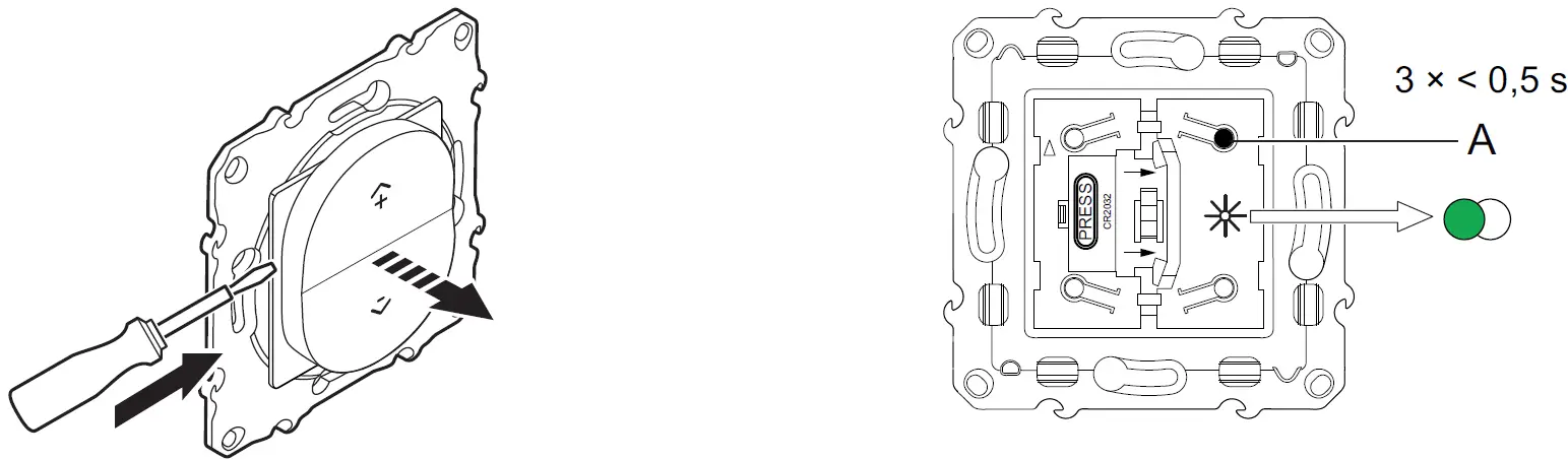 Schneider Electric Ovalis Connected Wireless Switch 1 Gang 2 Gang 07