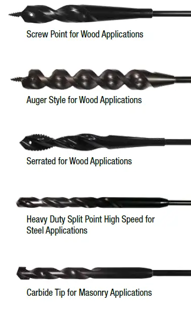 EAGLE TOOL US EA75054 Cable Bit Tips 1