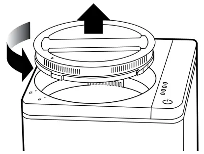 Sage SWR550 FoodCycler Food Disposal Device - Lift to remove