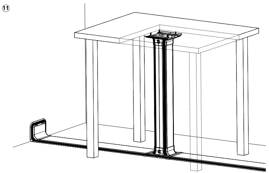 PANDUIT PN616C Floor Raceway Coupler - 1