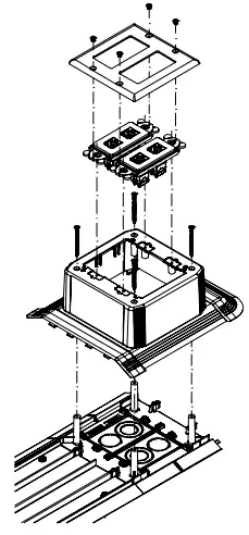PANDUIT PN616C Floor Raceway Coupler - DATA APPLICATION