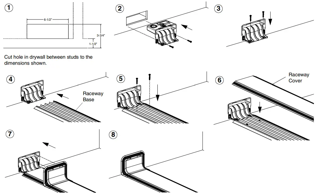 PANDUIT PN616C Floor Raceway Coupler - EXISTING INFRASTRUCTURE
