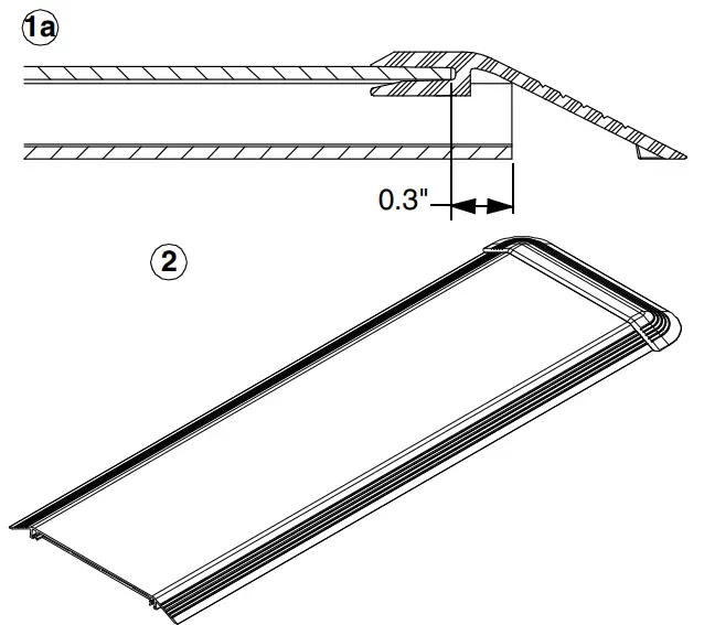 PANDUIT PN616C Floor Raceway Coupler - Ensure end cap and cover