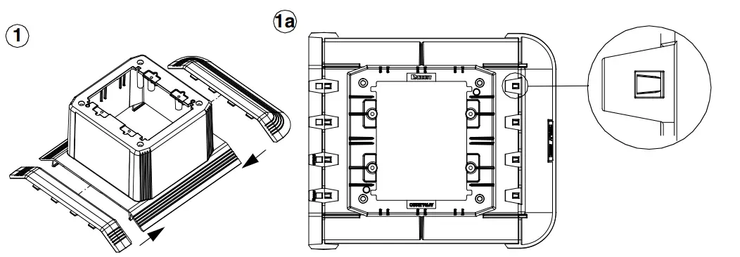 PANDUIT PN616C Floor Raceway Coupler - JUNCTION BOX