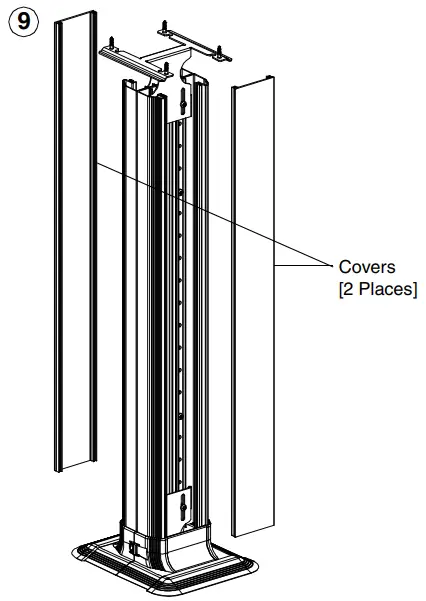 PANDUIT PN616C Floor Raceway Coupler - Route cables prior