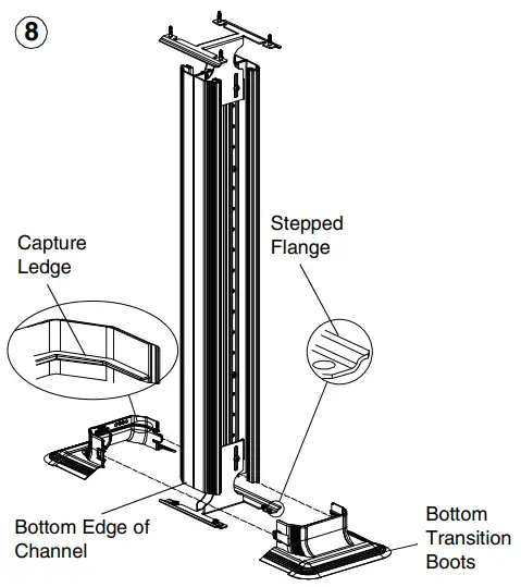 PANDUIT PN616C Floor Raceway Coupler - Transition 1