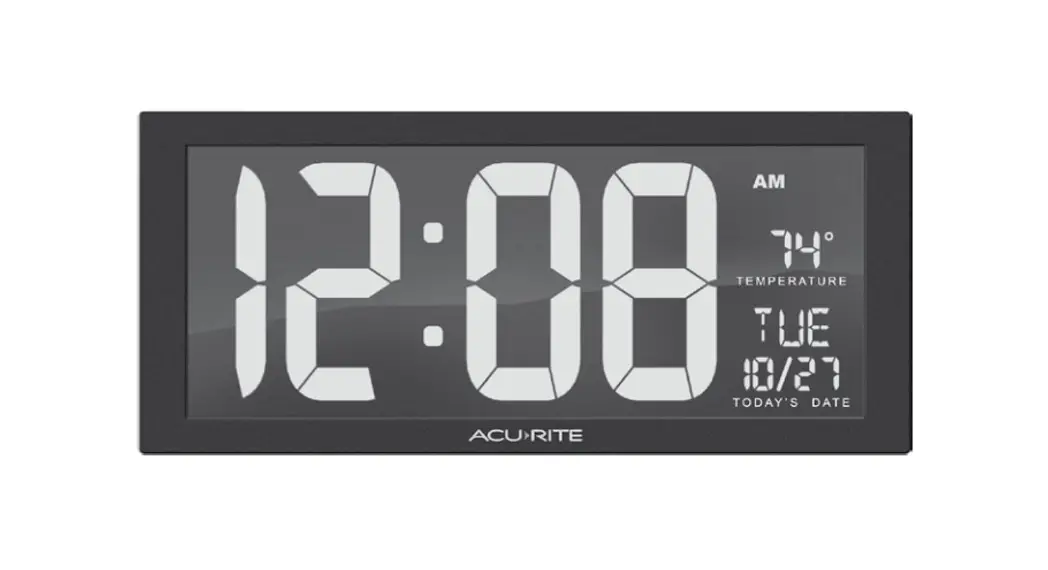 Acurite 75100 Digital Clock Instruction Manual