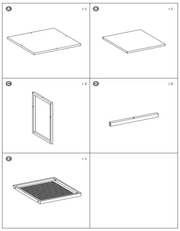 O DADDY OD500-ST Industrial Side Table 1