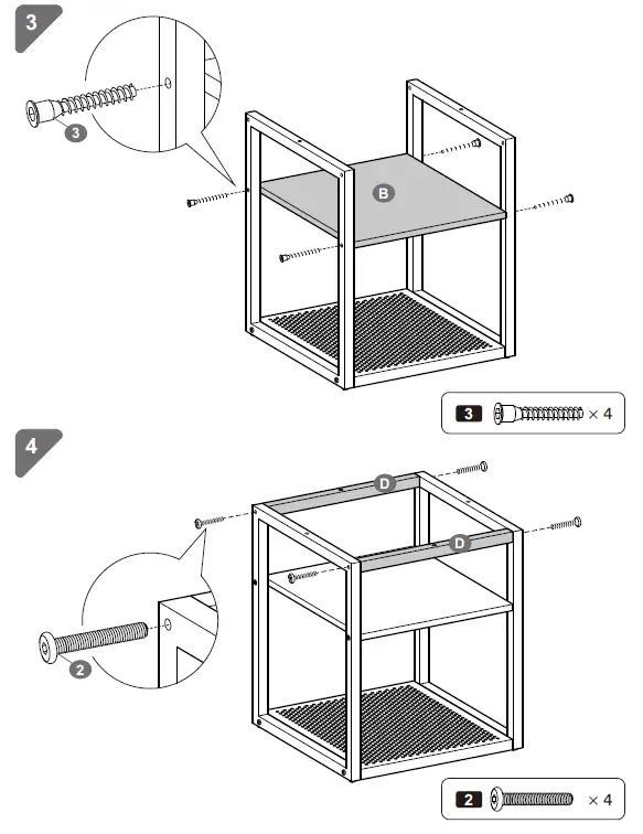 O DADDY OD500-ST Industrial Side Table 6
