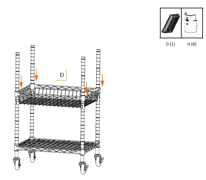 TRINITY-TBFZ-1418-24-Inch-Stainless-Steel-NSF-Kitchen-Cart-Owner-FIG-7