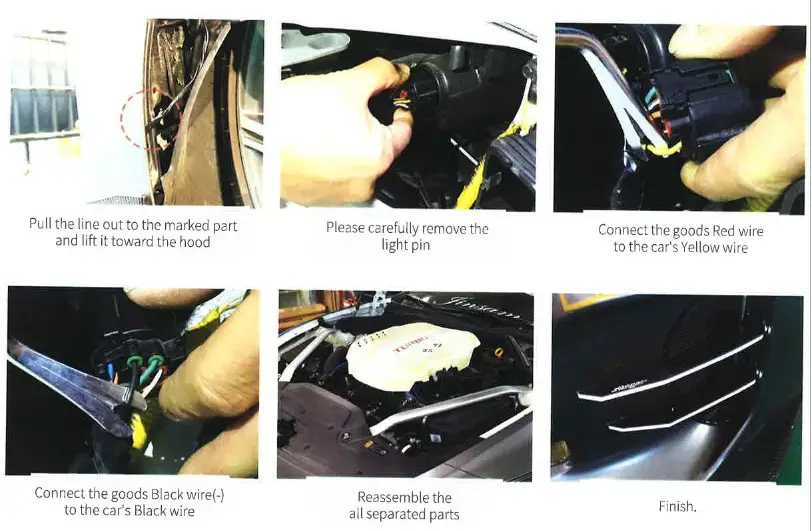 Stinger Convoy LED Illuminate Bumper Carnard Wing - fig 2