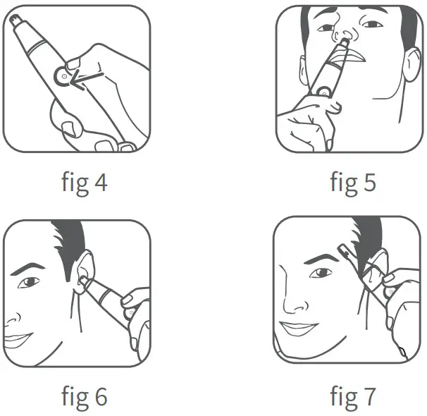 SUPRENT NH5S113BX Nose Hair Trimmer - Figure 2