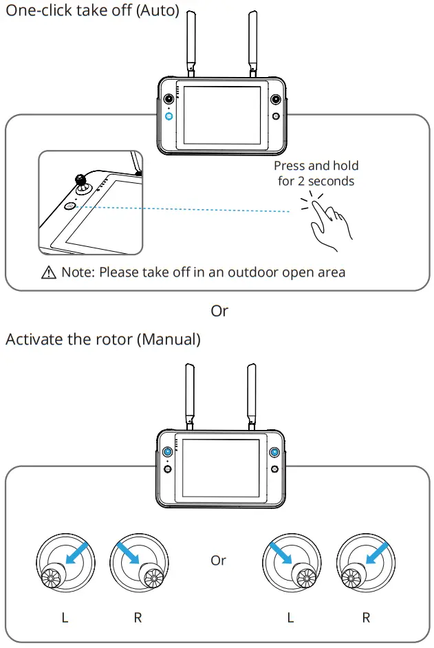 AUTEL EVO Max 4T Drone - One-click take off