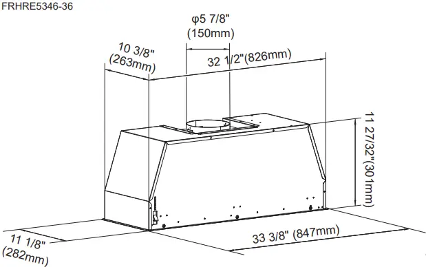 FORNO FRHRE5346-30 Range Hood-FIG3