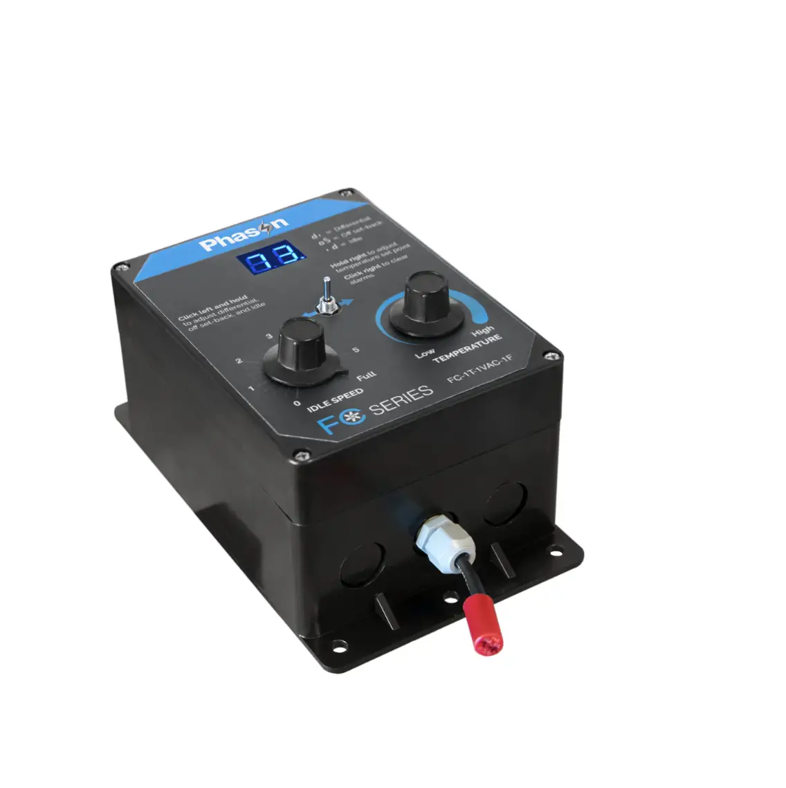 Phason Fc-1t-1vac-1f Variable Speed Fan And Fixed-stage Heater Controller User Manual