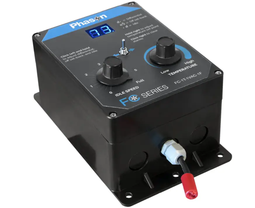 Phason FC-1T-1VAC-1F Variable Speed Fan and Fixed-Stage Heater Controller
