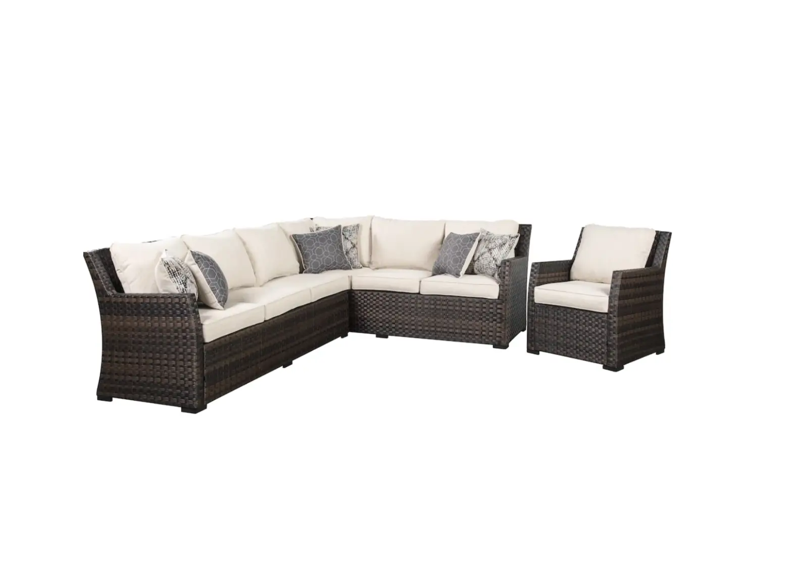 Ashley P455-822 Easy Isle Nuvella Outdoor 3 Piece Sectional Set User Manual Ashley P455-822 Easy Isle Nuvella Outdoor 3 Piece Sectional Set User Manual